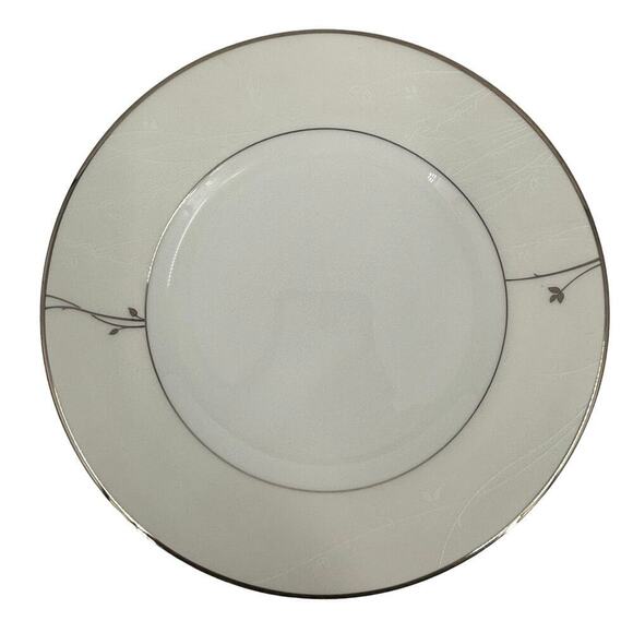 Waterford Fine China Lisette Salad Desert Plate Replacement 8 Inch Silver Rim - Picture 1 of 7